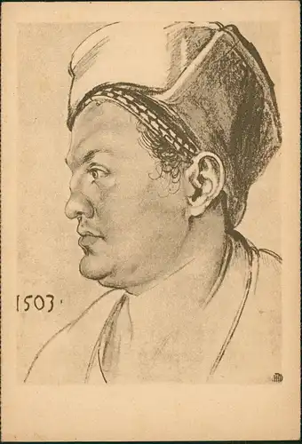 Willibald Pirkheimer, Zeichnung Albrecht Dürer, Winterhilfswerk 1934