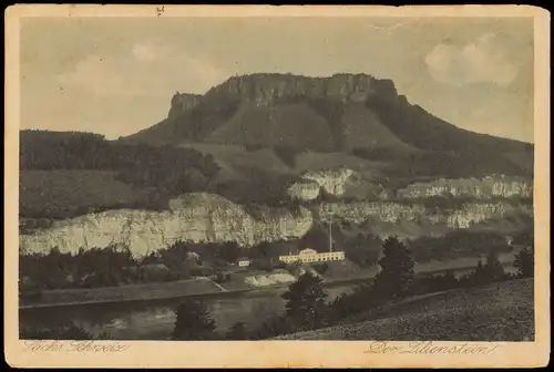 Porschdorf-Bad Schandau Lilienstein Sächsiche Schweiz Elbe-Tal 1922