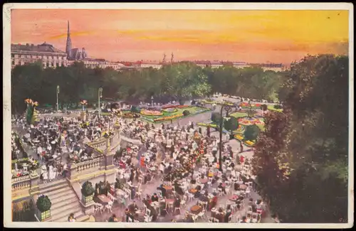 Ansichtskarte Wien Stadtpark - Wiener Aquarellkunst 1931