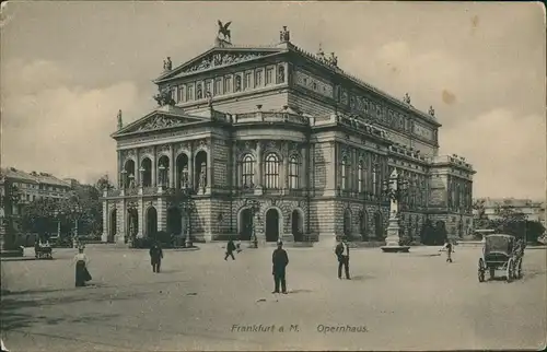 Ansichtskarte Frankfurt am Main Opernhaus Oper Opera House 1910