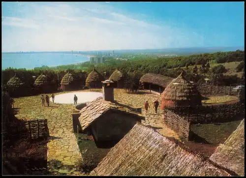 Slantschew Brjag Sonnenstrand Слънчев бряг Ortsansicht  Restaurant 1974