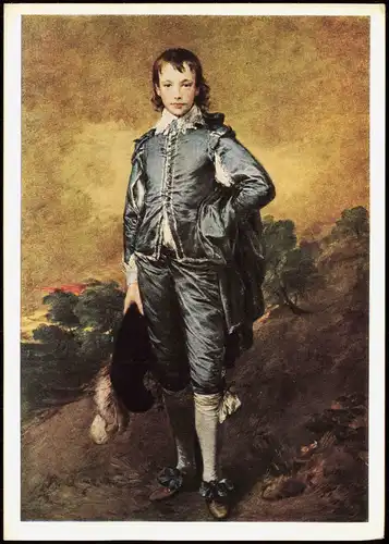 Künstlerkarte: THOMAS GAINSBOROUGH (1727-1788) Der Knabe in Blau 1967