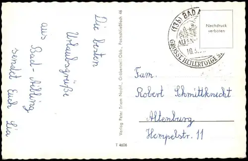 Bad Aibling Mehrbildkarte,   Ratskeller, Kurhotel  Pensionistenheim uvm. 1960