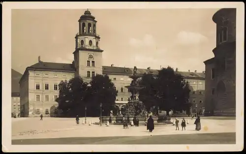 Ansichtskarte Salzburg Residenzbrunnen 1934