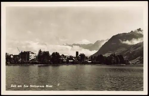 Ansichtskarte Zell am See Steinernes Meer - Nebel 1941