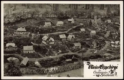 Oederan Miniaturpark Klein-Erzgebirge ím Oederaner Stadtwald 1939