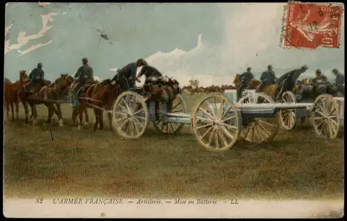 Frankreich Patriotika France 82 L'ARMÉE FRANÇAISE - Artillerie Batterie 1912