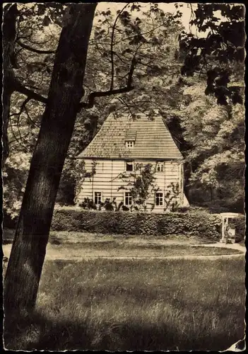 Ansichtskarte Weimar Goethes Gartenhaus zur DDR-Zeit 1958