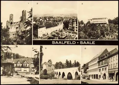 Saalfeld (Saale) Konsum-Gaststätte Kulmberghaus Blankenburger Straße 1978