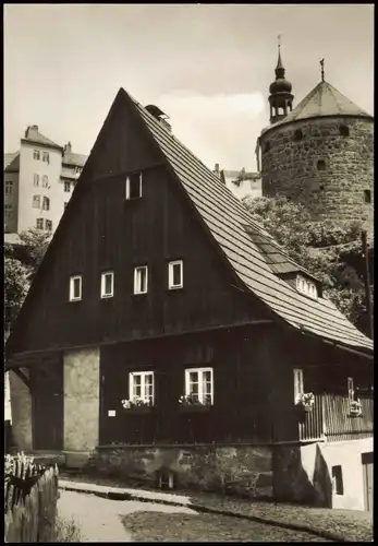 Bautzen Budyšin DDR AK Partie am Hexenhäusl Budyšin Wjerina chěžka 1975