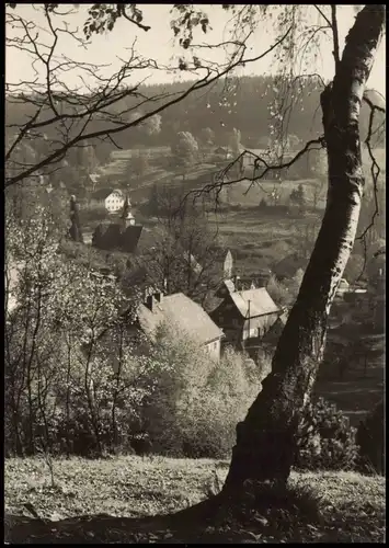 Ansichtskarte Lückendorf-Oybin Blick auf die Stadt 1972