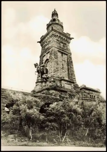 Ansichtskarte Kelbra (Kyffhäuser) Kyffhäuser-Denkmal 1977