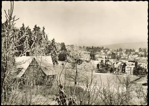 Ansichtskarte Friedrichroda Panorama-Ansicht zur DDR-Zeit 1958