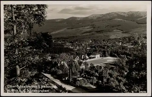 Postcard Schreiberhau Szklarska Poręba Stadtpartie 1934