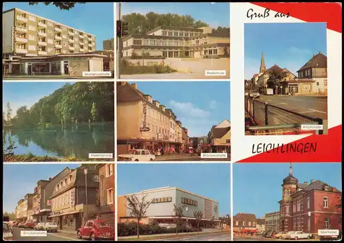 Leichlingen  Realschule, Hasensprung, Brückenstrasse, Globus uvm. 1970