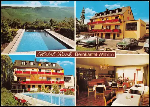 Wehlen Bernkastel-Kues Berncastel  Mehrbildkarte Hotel Rank   Hauptstraße 1970