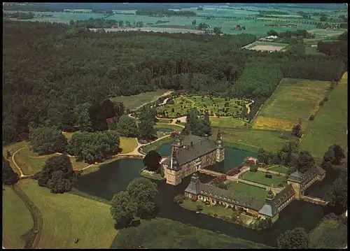 Ansichtskarte Dorsten Luftbild Schloss Lembeck 1980