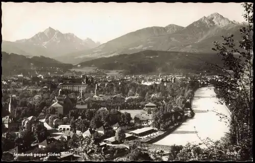 Ansichtskarte Innsbruck Panorama-Ansicht gegen Süden 1960