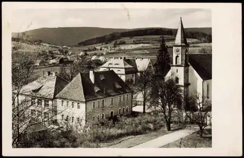 Friedenfels (Oberpfalz Lk Tirschenreuth) Ortsansicht Blick über Friedenfels 1953