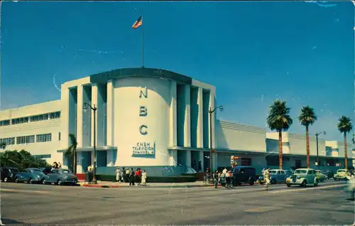 Postcard Hollywood NATIONAL BROADCASTING COMPANY STUDIOS 1960