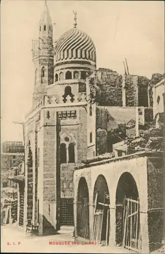 Postcard Kairo القاهرة MOSQUÉE (AU CAIRE) Moschee Mosquee 1910