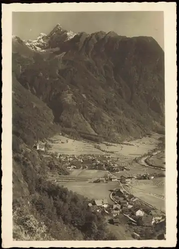 Ansichtskarte Oetz Ötz Tirol Blick auf die Stadt 1942