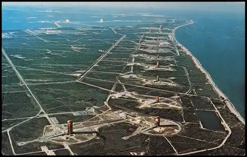 Orsino JOHN F. KENNEDY SPACE CENTER Aerial View, Luftaufnahme 1960