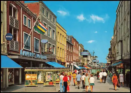 Eindhoven Demer Straßen Ansicht, Leute in der Fußgängerzone 1970