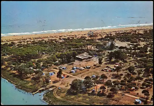 Postales Barcelona Luftaufnahme CAMPING "EL TORO BRAVO" No 21 1970