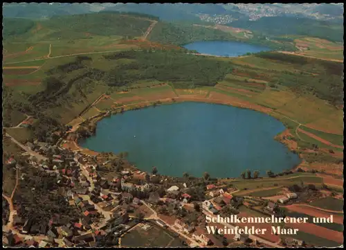 Ansichtskarte Schalkenmehren Luftbild 1977