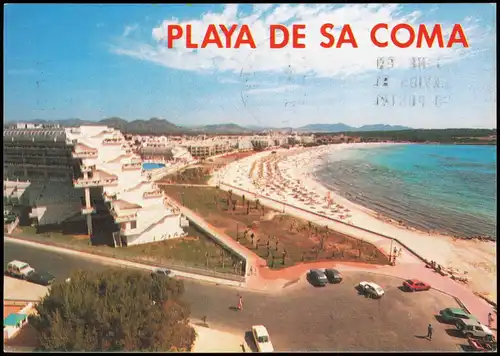 Postales Sa Coma PLAYA DE SA COMA 1988