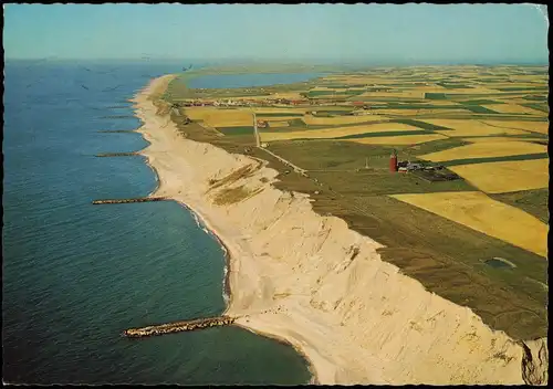 Postcard .Dänemark - Bovbjerg Luftfoto Luftbild von Bovbjerg 1973