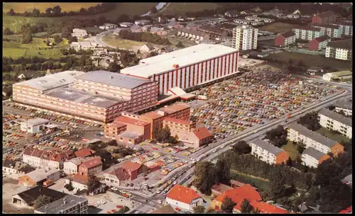 Ansichtskarte Bad Segeberg Luftaufnahme MÖBEL KRAFT Einrichtungshaus 1980