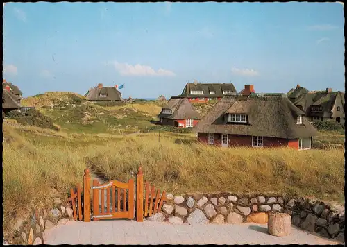 Ansichtskarte Rantum-Sylt Ferienhäuser am Holzsteg 1987