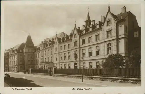 Postcard Luxemburg St. Theresien Klinik St. Zitha Kloster. 1930
