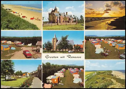 Postkaart .Niederlande Groeten uit Renesse (Mehrbildkarte) 1984