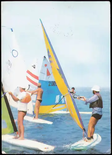 Bulgarien (allgemein) Windsurfer Campingplatz ,,Arapja" - Sarfing 1971