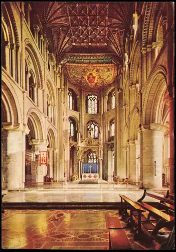 Postcard Peterborough DOM VON PETERBOROUGH Hochaltar 1974