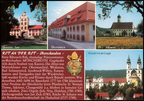 Biberach an der Riß Umland  ehemalige Prämonstraten- ser- (Mehrbild-AK) 1998