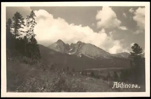 Tatralomnitz-Vysoké Tatry Tatranská Lomnica Bergwelt Aktinosa 1930