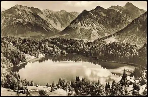 Ansichtskarte Obersdorf Freibergsee 1961