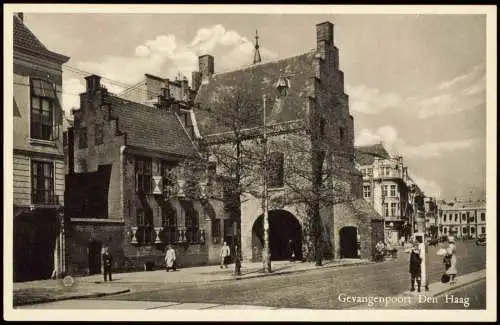 Postkaart Den Haag Den Haag Gevangenpoort Den Haag 1950