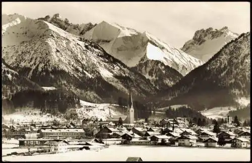 Ansichtskarte Oberstdorf (Allgäu) Panorama-Ansicht Allgäu mit Kratzer 1960