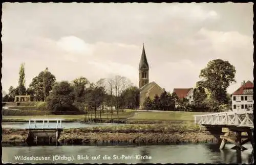 Wildeshausen Wildeshausen (Oldbg.) Blick auf die St.-Petri-Kirche 1960/1961