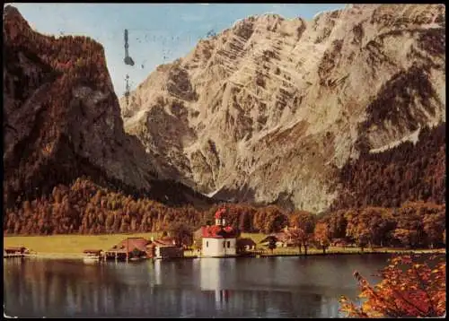 St. Bartholomä-Schönau am Königssee   St. Bartholomä, Watzmann-Ostwand 1961