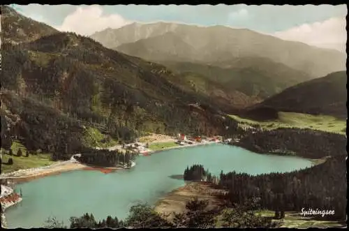 Schliersee Postgasthof und Seecafé St. Bernhard Spitzingsee 1959