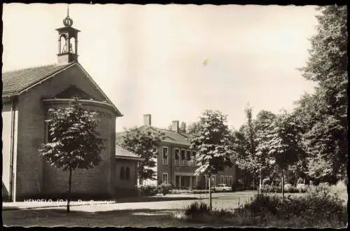 Postkaart Hengelo Straßenpartie - De Gründel 1963