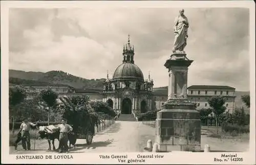 Postales Loiola Loyola Santuario General view 1932