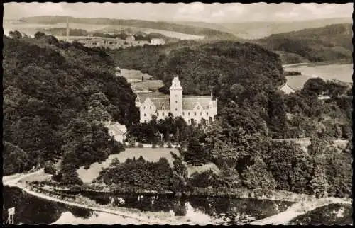 Ansichtskarte Kettwig-Essen (Ruhr) Panorama-Ansicht Kettwig Burg Oefte 1953