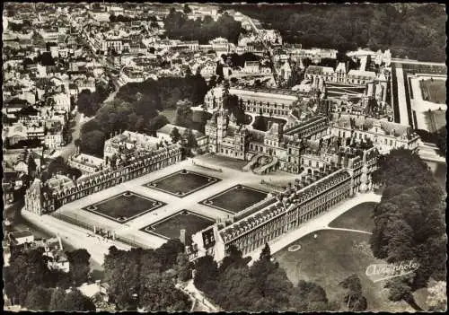 CPA Fontainebleau Aero-Photo Luftbild 1962